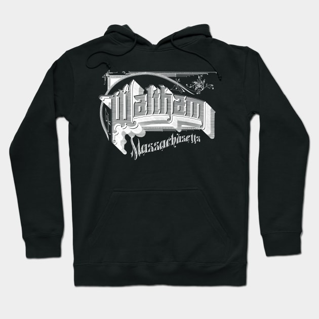 Vintage Waltham, MA Hoodie by DonDota